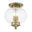 Plafonnier semi-encastré 3 lumières Shielo-22508914-22508919