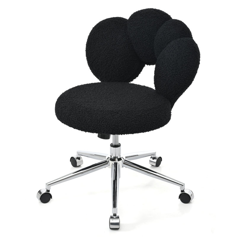 Nickolous Teddy Office Chair, Black
