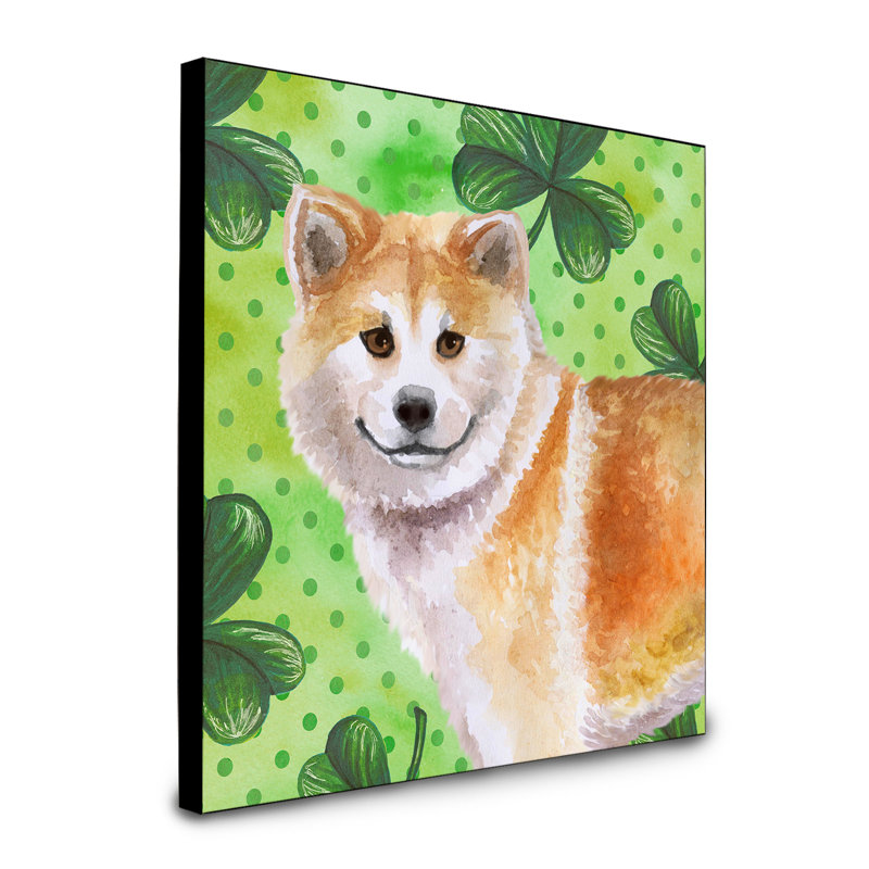 Panneau mural d’art Ibiza, Shiba Inu