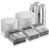 Blanc / argent est en rupture de stock