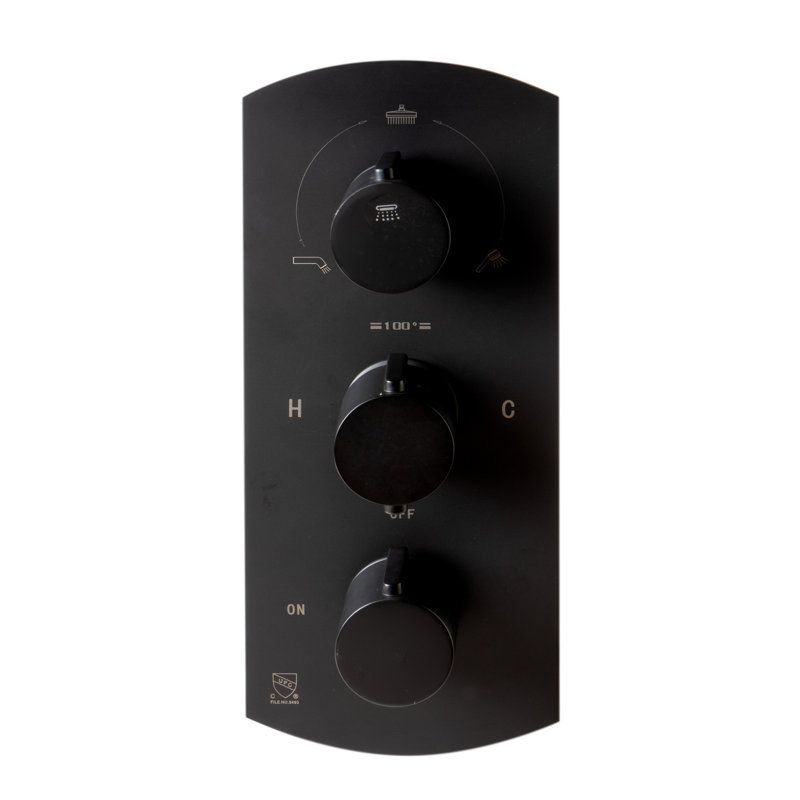 3-Way Thermostatic Tub Temperature Control