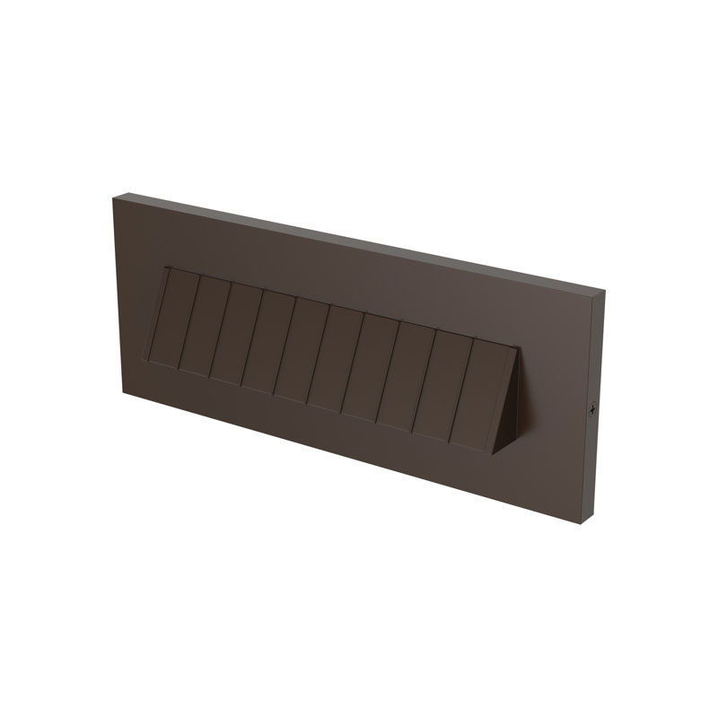 Boulmane Integrated LED Metal Step Light, Painted Antique Bronze