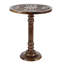 Table d'appoint florale anthracite sculptée à la main Anthea-1639098440