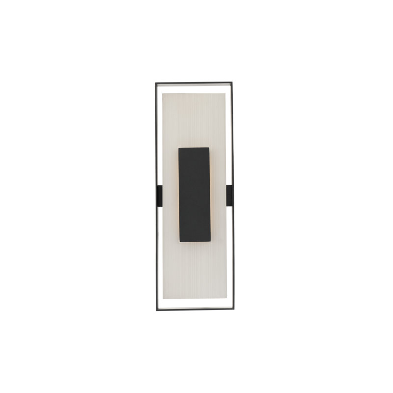 Boxie Aluminum LED Wall Light, 22" H x 7.5" W x 3" D