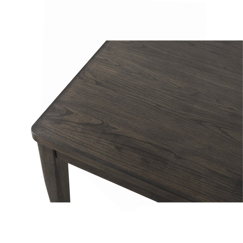 Ensemble de salle à manger 7 pièces en bois de noyer foncé 6X
