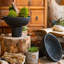 Bol décoratif en bois Chela en noir-2033572362