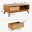 Table basse Ailia - chocolat foncé-1037069822