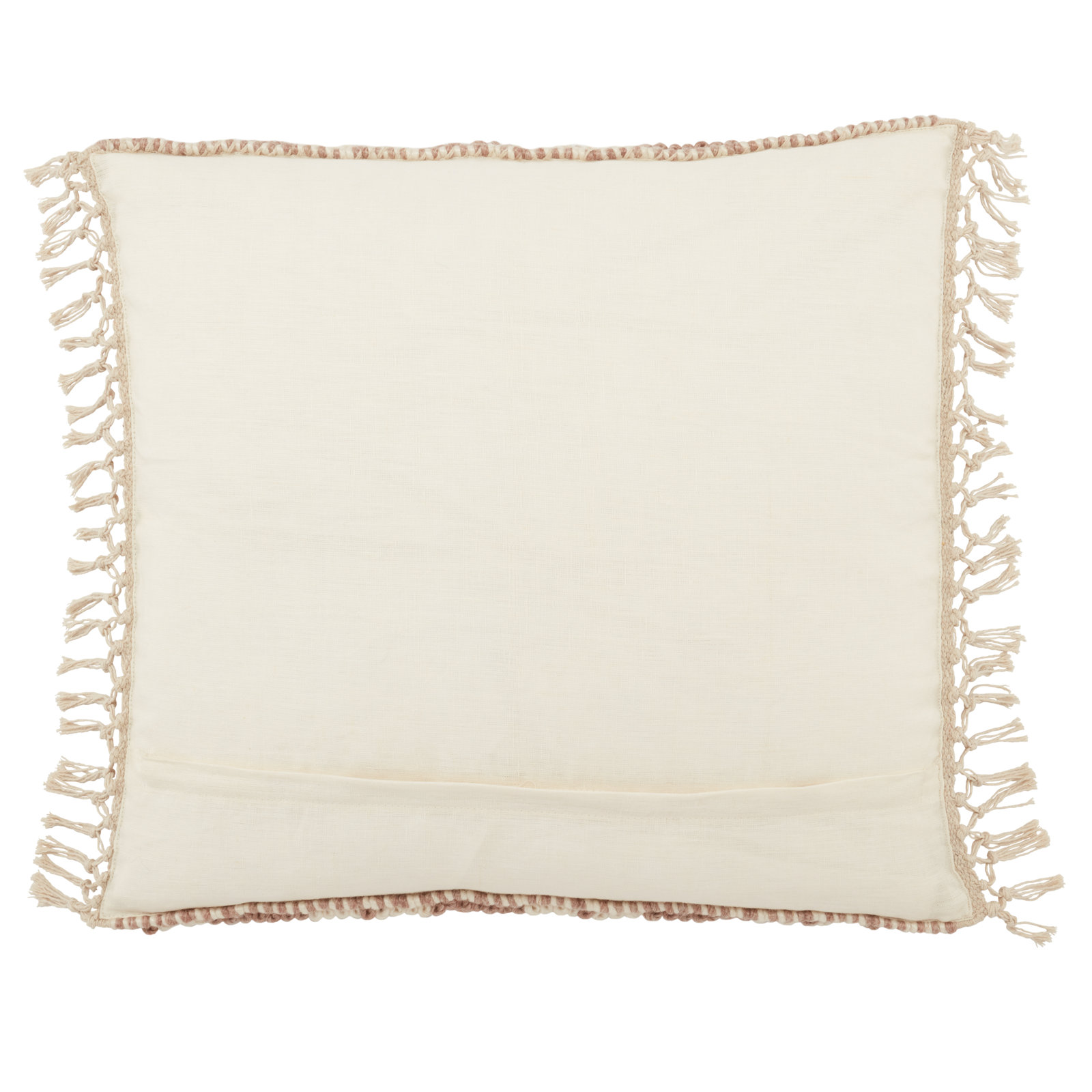 Oakleaf Chevron Throw Pillow, Pink/Cream, Polyester/Polyfill