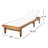 Scheiner 24'' Outdoor Acacia Chaise Lounge-507722089