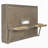 Wall Murphy Bed with Storage-1886291834