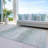 Machine Washable Indoor/Outdoor Christain ACN1269 Linen Rug-102461036