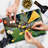 Ambesonne Empower Cutting Board Large Size Progress and Collaboration Multicolor