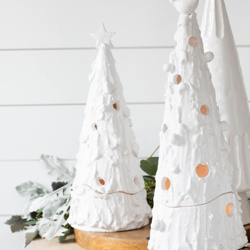Foresta Christmas Tabletop Tree, 13" H x 6.5" W x 6.5" D