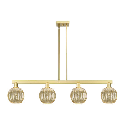 Luminaire suspendu pour îlot 4 lumières Hailsham