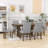 Linnett 6 - Person Extendable Dining Set