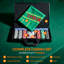 HOMCOM 39.5cm Foldable Poker Chips Set