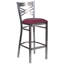 Tabouret de bar en métal «X»-33495606-94654449-102374759