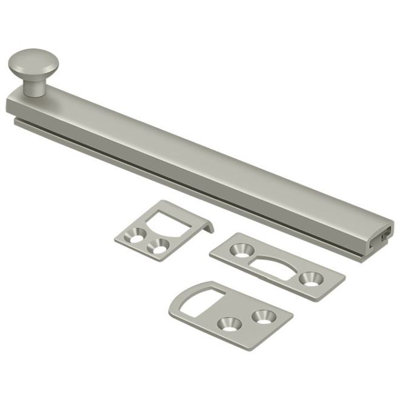 Boulon de surface 6 po Deltana 6SBCS15, vis dissimulée, nickel brossé HD