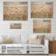 «Meadow Contemporary Wildflowers» sur bois-1045710798