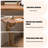 Light chestnut color Rectangular Solid Wood Writing desk-446204189