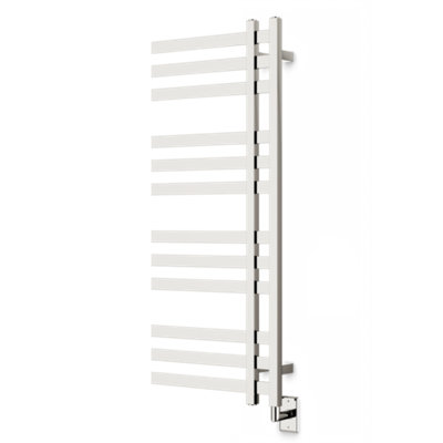 Lioni Square 20" Hardwired Towel Dryer With Hardwire Kit On Right