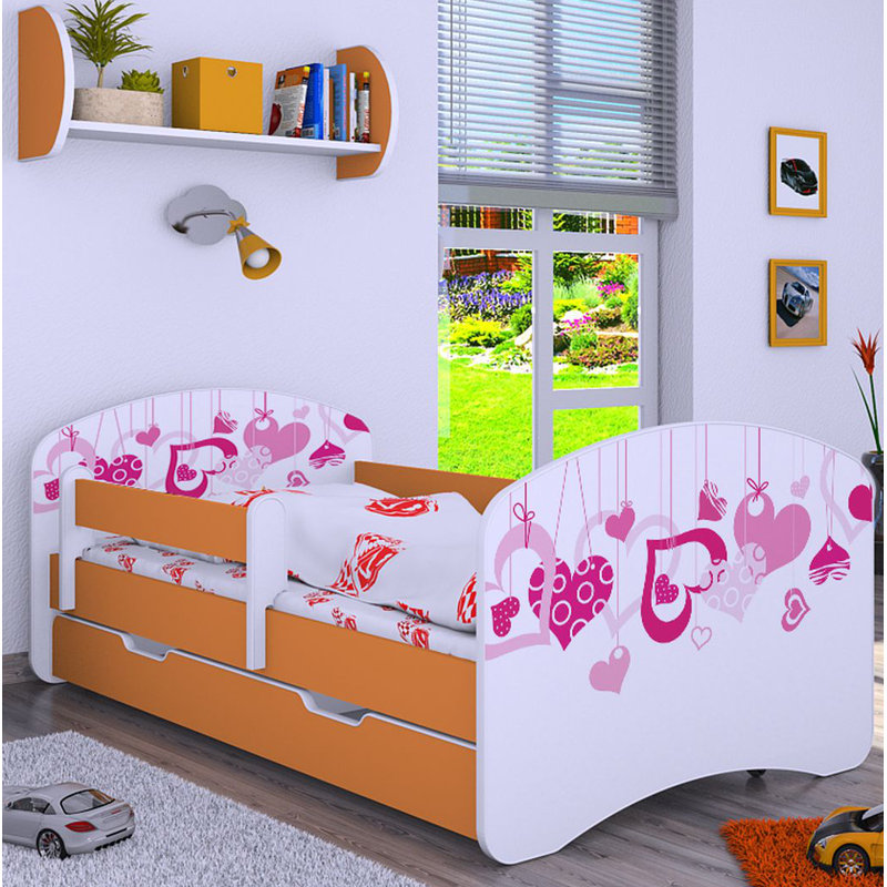 Maplesville Storage Kids Bed, Orange