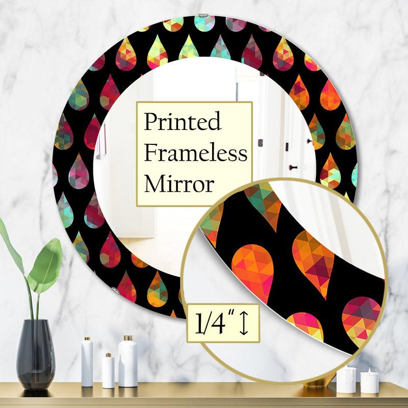 Miroir mural Obsidian Impressions 8, H 31,5 po x l po