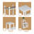 3-Tier 19.88" L-Shaped Corner Shelf, Open Shelves for Display and Storage-744490920