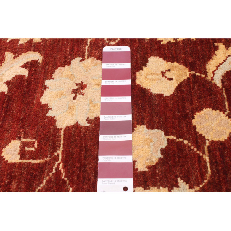 Tapis rouge foncé Chobi Finest 3 pi 5 po x 4 pi 9 po