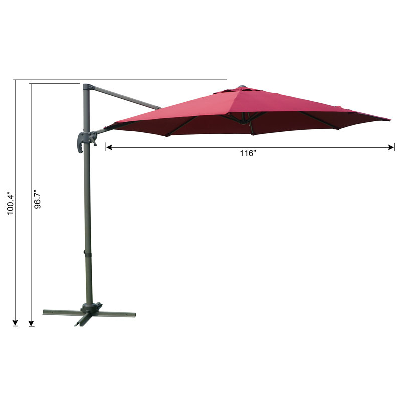 Parasol en porte-à-faux , Bourgogne