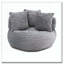 Grande chaise en velours côtelé avec bourre-1516230642