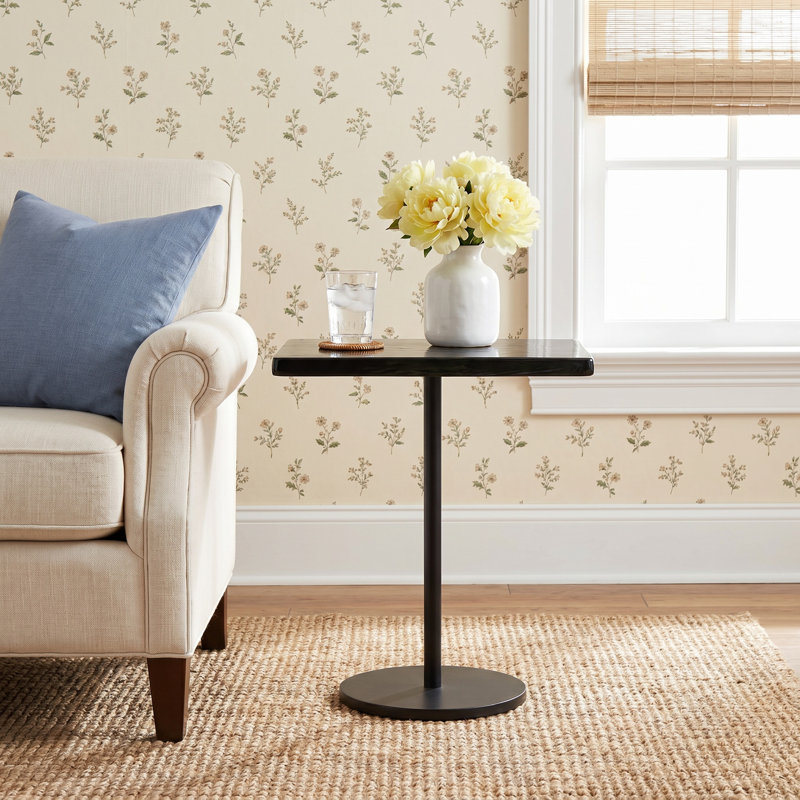 Birkett Glass Top End Table