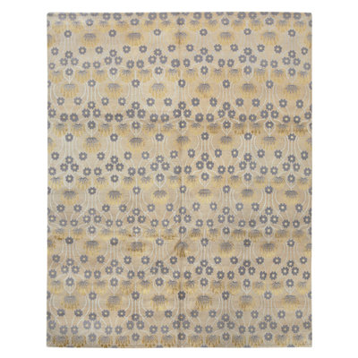 Tapis rectangulaire noué à la main