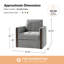Fauteuil demi-tonneau pivotant en bois massif 31,25 W Nicha-1056186540