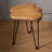 Estrellas Solid Wood Top End Table