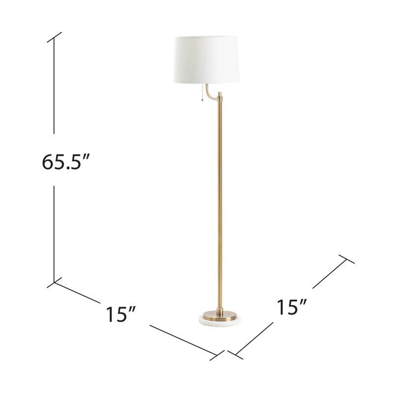 Lampe sur pied 66 po Agnew