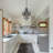 Modern Mini Crystal Chandelier, Small Hanging Light Fixture with 1 Light-2089424983