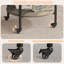 Table basse ronde avec roulettes-1540148490