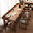 Brown Rectangular Solid Wood Writing desk-103919922