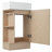 Mollyanne 18.60'' Single Bathroom Vanity with Ceramic Top-1821434304