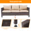 Ensemble de conversation avec chaise berçante pivotante pour 7 personnes Merter-231676766-231676705
