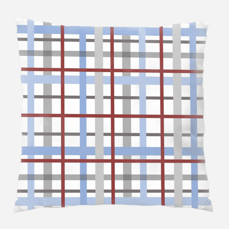 Fabric Microsuede Reversible Throw Pillow