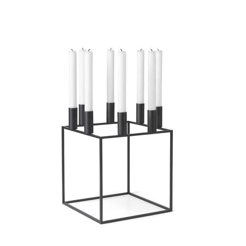 Kubus Candelabra, Black
