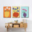 Modern Moderns I, reproduction encadrée sur toile 3 pièces-91887604-91887607