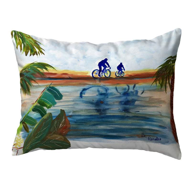  Housse et insert de coussin rectangulaire d'extérieur Noncorded, 11 po x 14 po