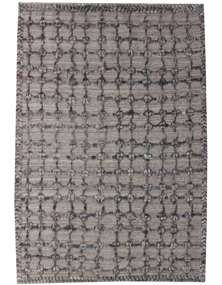 Geometric Hand Knotted 173cm X 248cm Area Rug