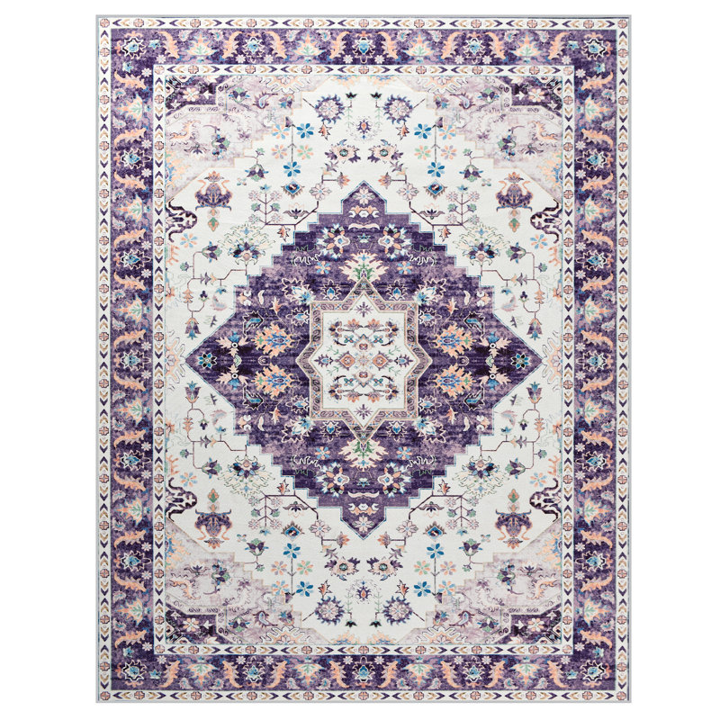 Sharone Washable Indoor Rug, Rectangle 6' x 9'