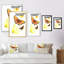 Illustration de magnifiques papillons jaunes sur toile-1487284290-1487284299
