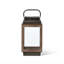 Small Rustic Outdoor Fir Wood And Galvanized Metal Cabin Lantern-1934781332