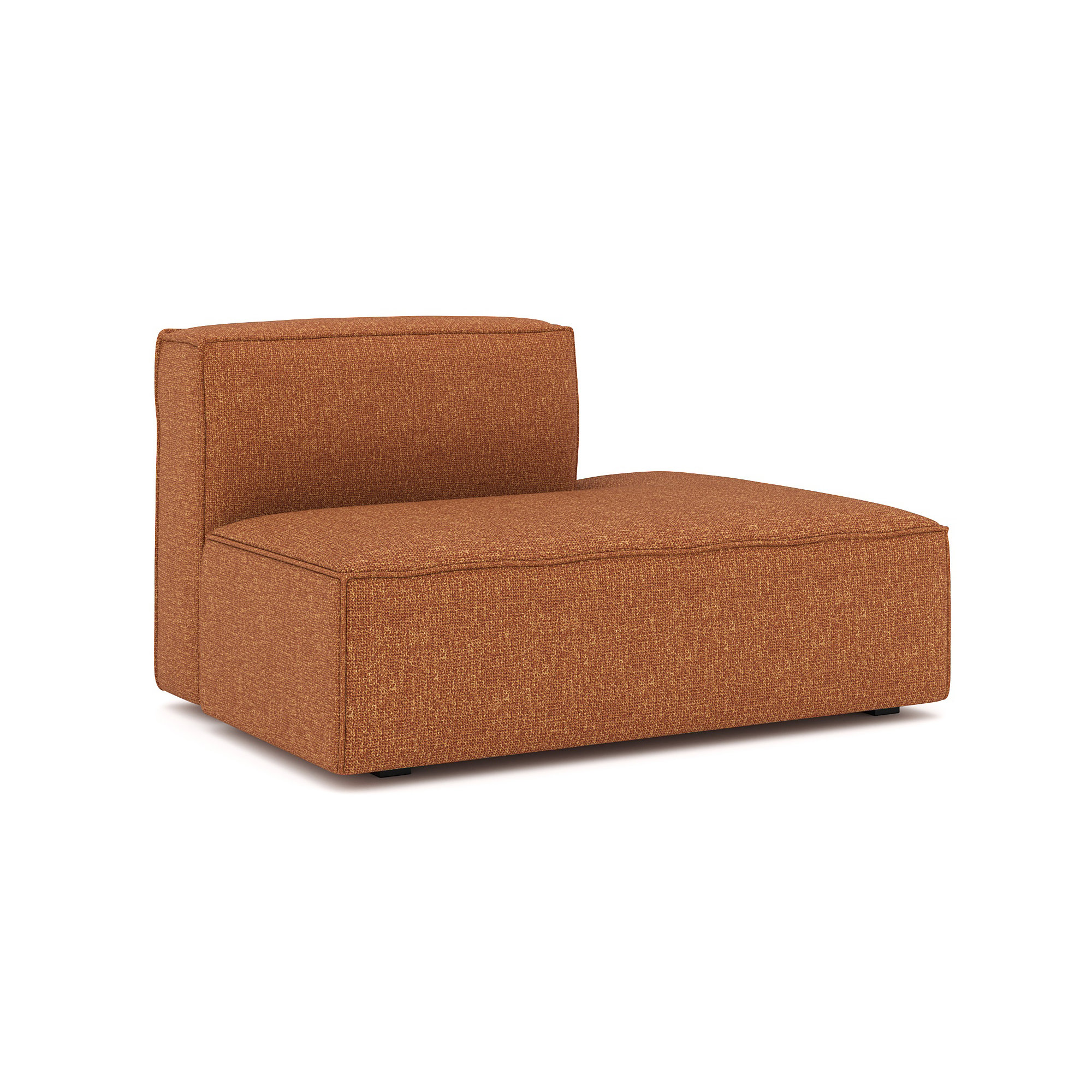 Shonnard Upholstered Chaise Lounge, Bjorn Rust Performance Twill, Right Hand Facing